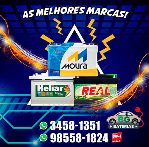 Baterias Automotivas no Jardim da Glória Vespasiano MG